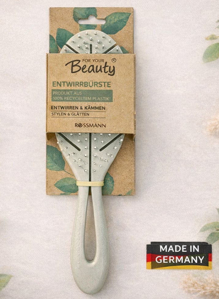 Rossmann Detangling Hair Brush, German Brand, Anti-Tangle, Gentle on Wet & Dry Hair, Suitable for All Hair Lengths - Image 1